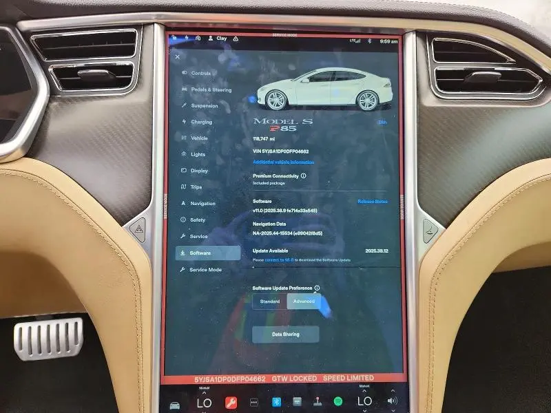 2013 TESLA MODEL S   