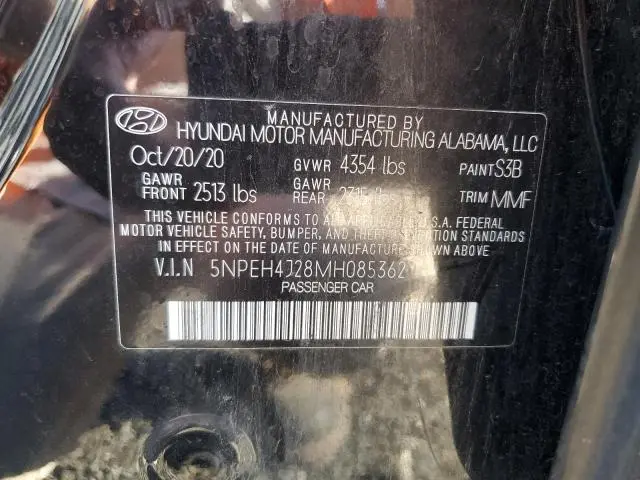 2021 HYUNDAI SONATA LIMITED  