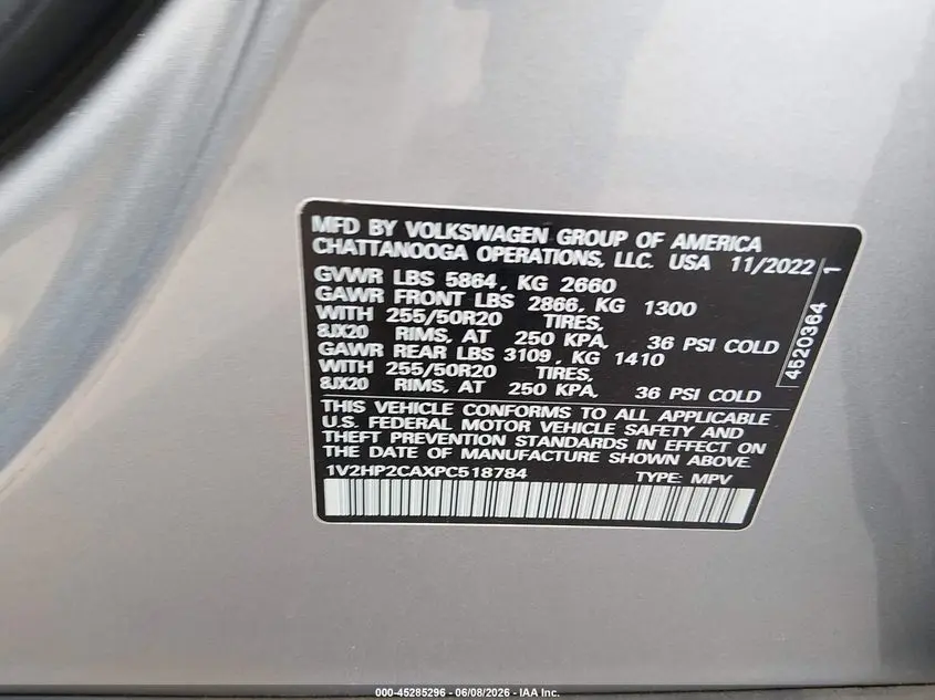 2023 VOLKSWAGEN ATLAS 2.0T SE W/TECHNOLOGY