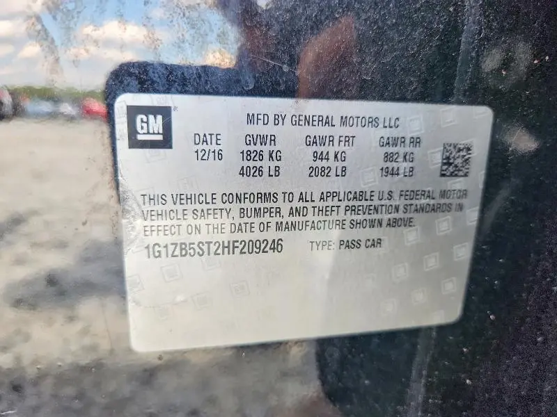 2017 CHEVROLET MALIBU LS  