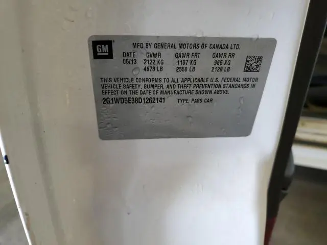 2013 CHEVROLET IMPALA POLICE  