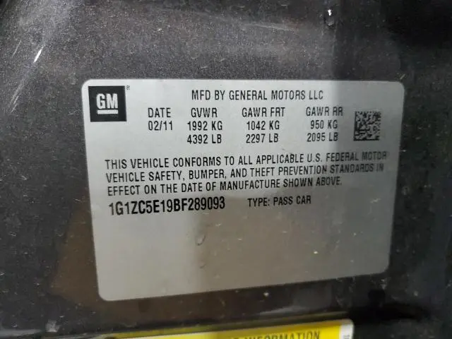 2011 CHEVROLET MALIBU 1LT  