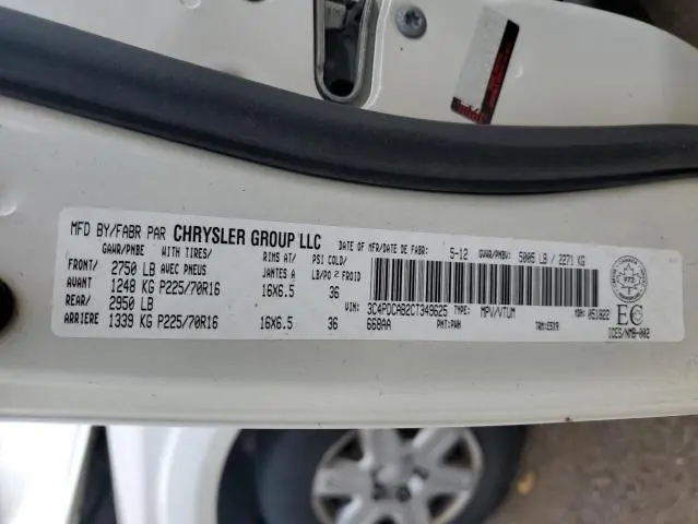 2012 DODGE JOURNEY SE  