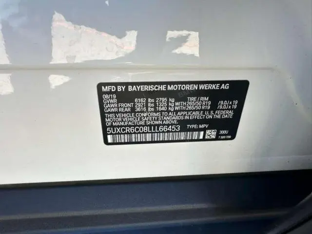 2020 BMW X5 XDRIVE40I  