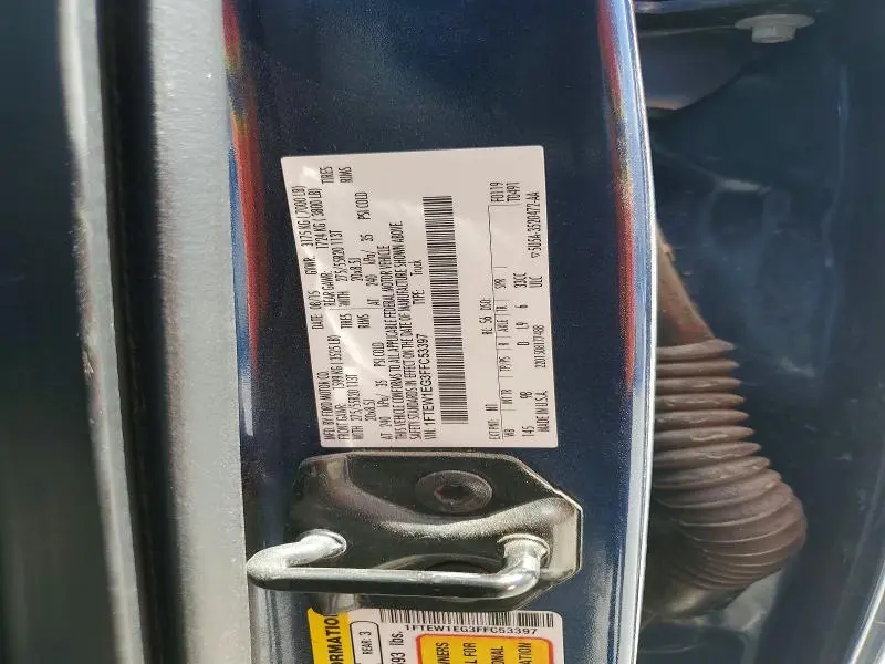 2015 FORD F150 SUPERCREW  
