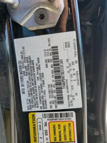 2016 FORD FUSION SE  