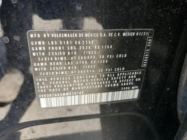 2021 VOLKSWAGEN TIGUAN SE  