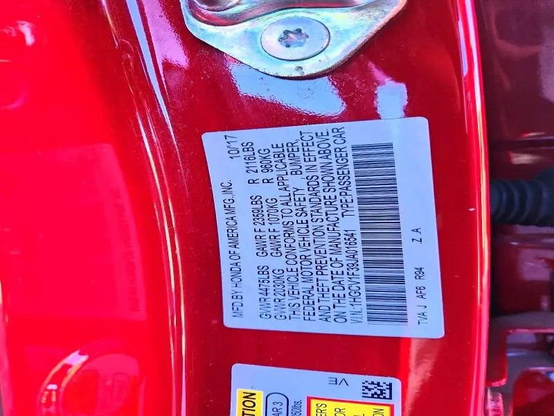 2018 HONDA ACCORD SPORT  