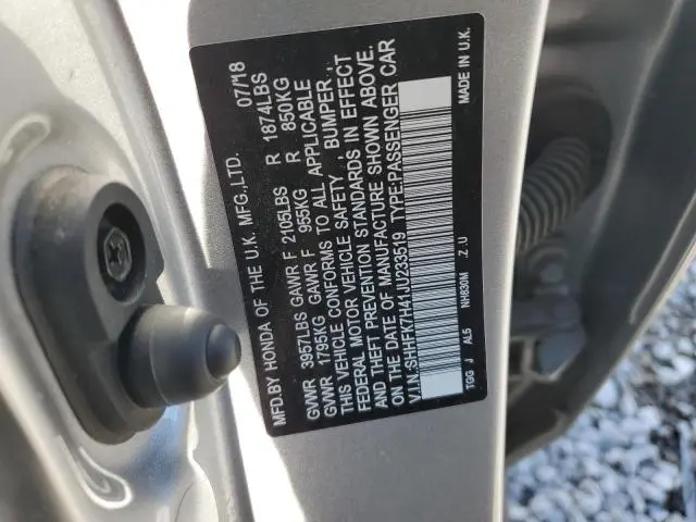 2018 HONDA CIVIC SPORT  