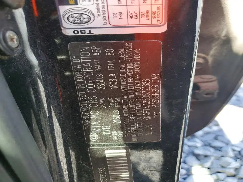 2013 KIA FORTE LX  