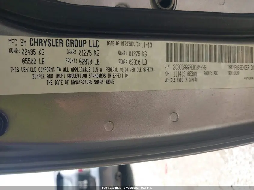 2014 CHRYSLER 300 300S