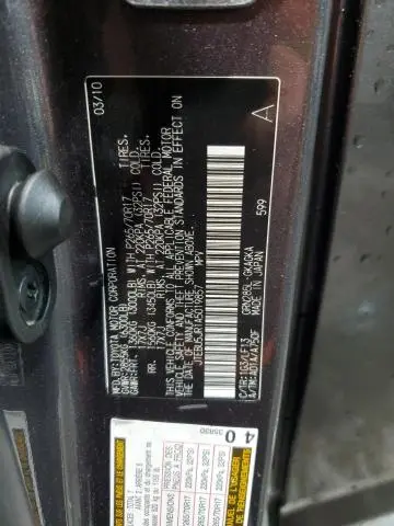 2010 TOYOTA 4RUNNER SR5  