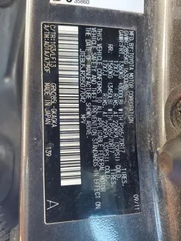 2011 TOYOTA 4RUNNER SR5  