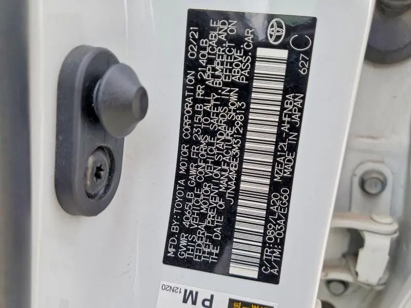 2021 TOYOTA COROLLA XSE  