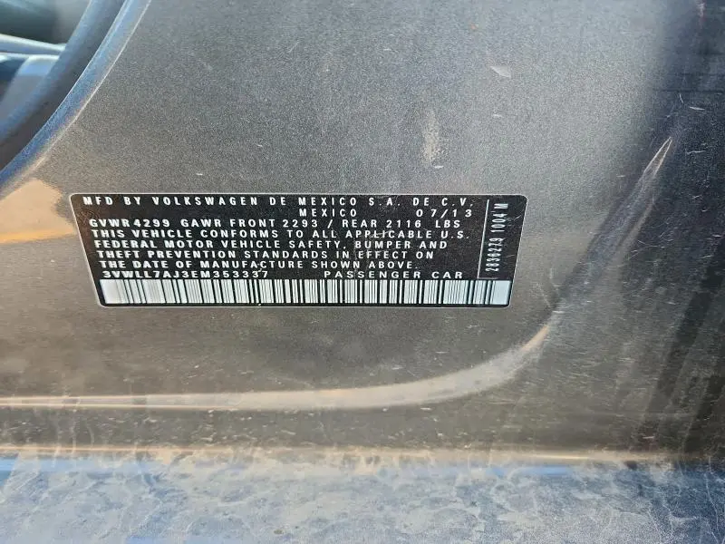 2014 VOLKSWAGEN JETTA TDI  