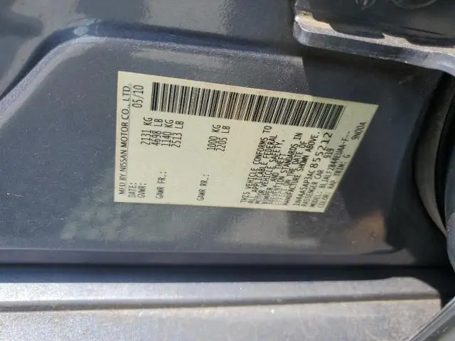 2010 NISSAN MAXIMA S  
