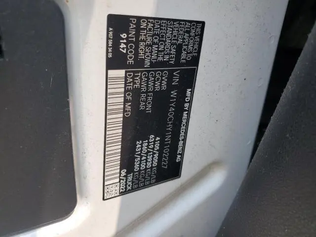 2022 MERCEDES-BENZ SPRINTER 2500  