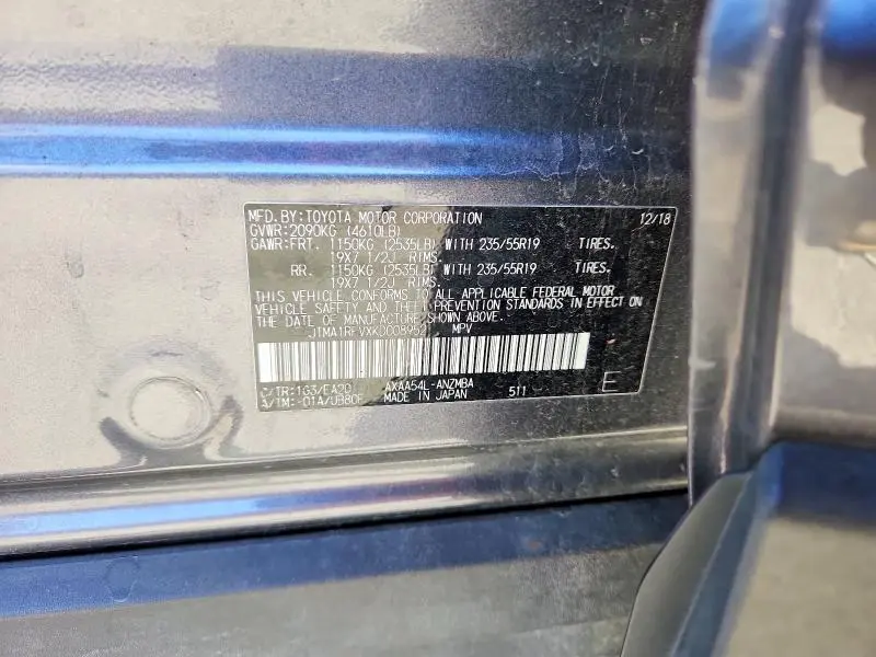 2019 TOYOTA RAV4 XLE PREMIUM  