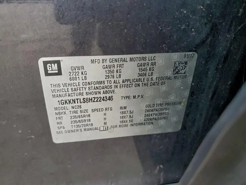 2017 GMC ACADIA ALL TERRAIN  