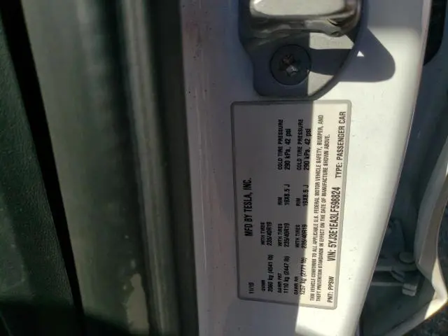 2020 TESLA MODEL 3 