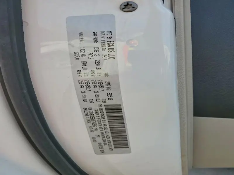 2017 CHRYSLER PACIFICA TOURING L  