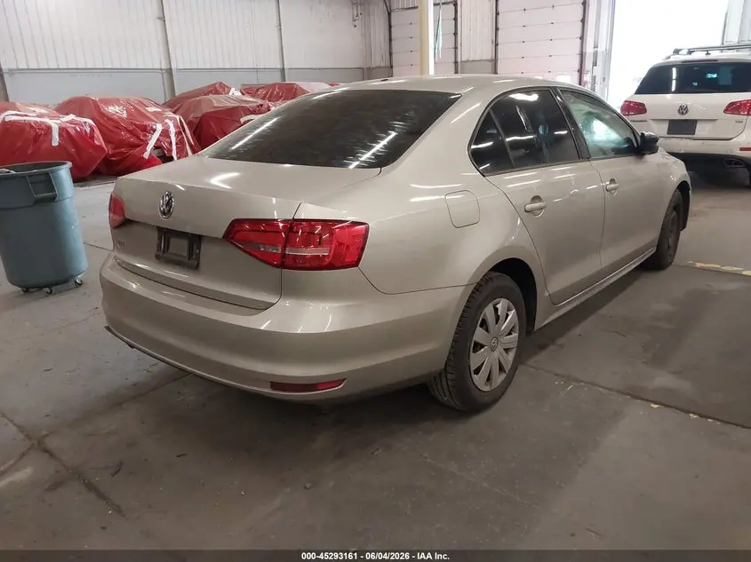 2015 VOLKSWAGEN JETTA 2.0L S