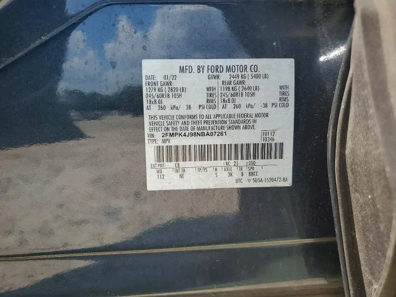 2022 FORD EDGE SEL  