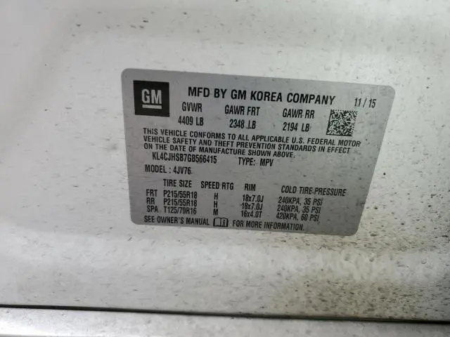 2016 BUICK ENCORE PREMIUM  