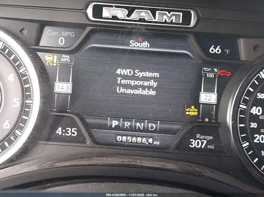 2019 RAM 1500 LARAMIE  4X4 5'7 BOX