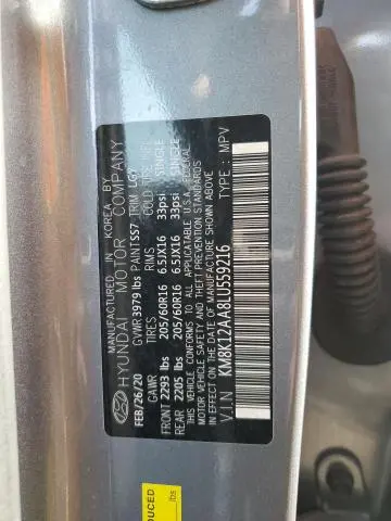 2020 HYUNDAI KONA SE