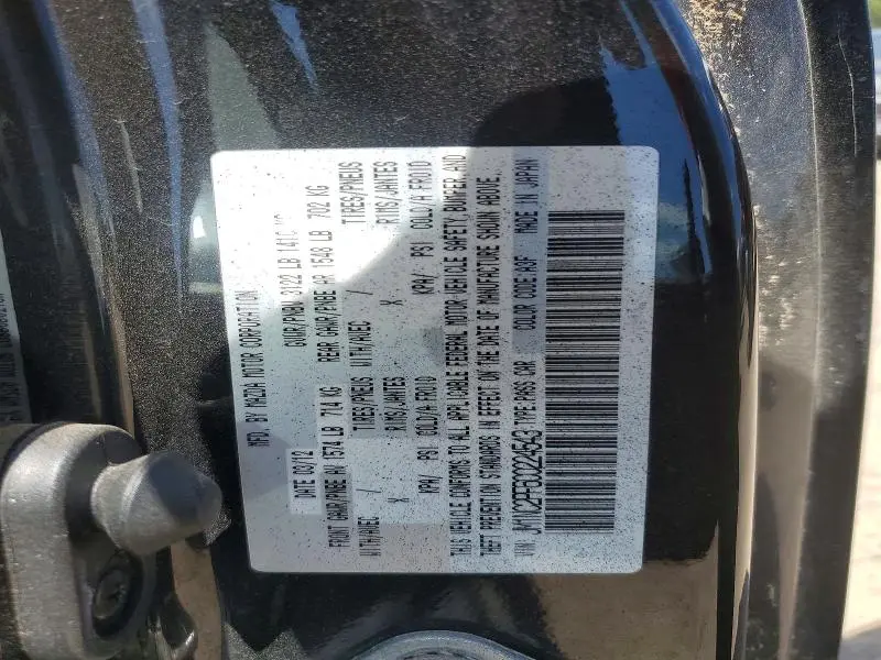 2012 MAZDA MX-5 MIATA   