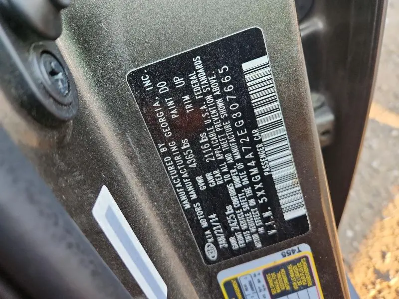 2014 KIA OPTIMA LX  
