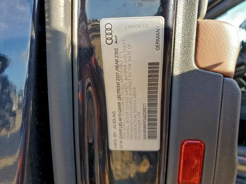 2018 AUDI A4 PREMIUM  