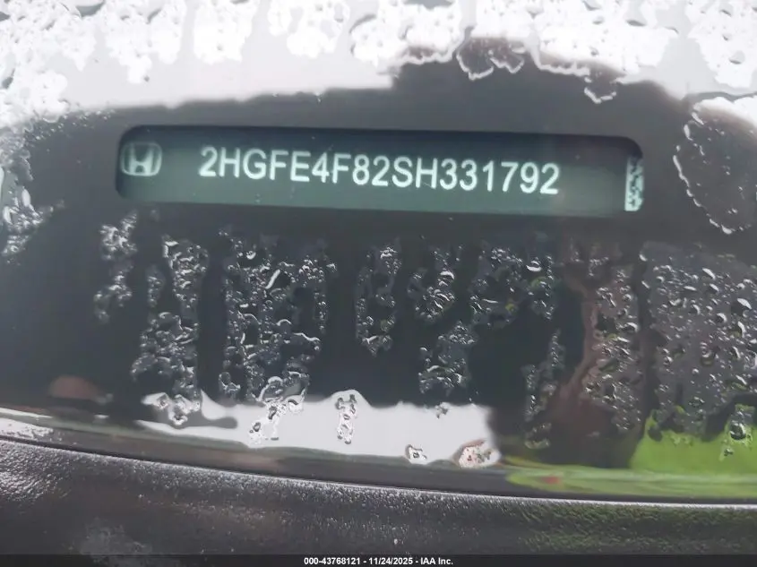 2025 HONDA CIVIC HYBRID SPORT/SPORT TOURING