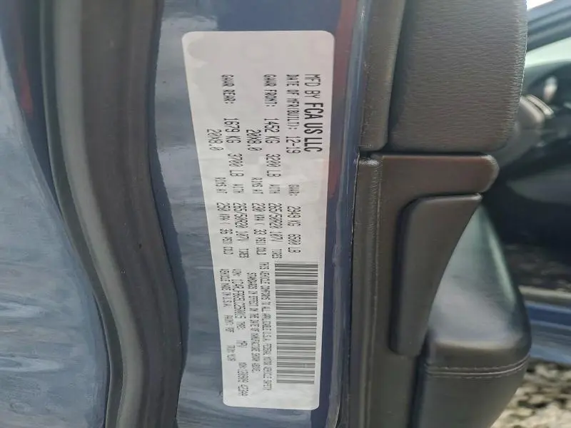 2020 JEEP GRAND CHEROKEE LIMITED  