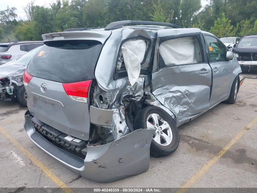 2014 TOYOTA SIENNA LE V6 8 PASSENGER