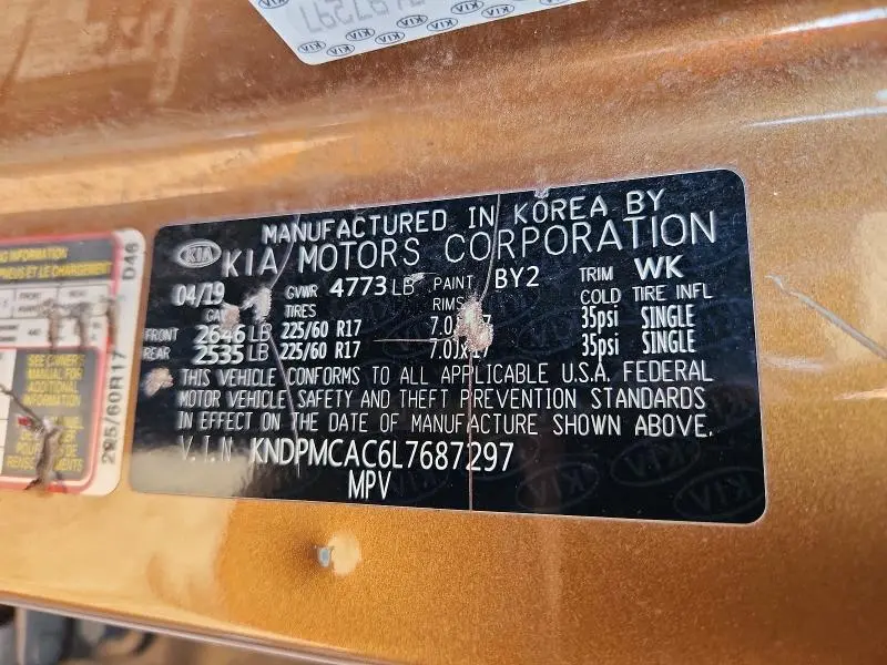 2020 KIA SPORTAGE LX  
