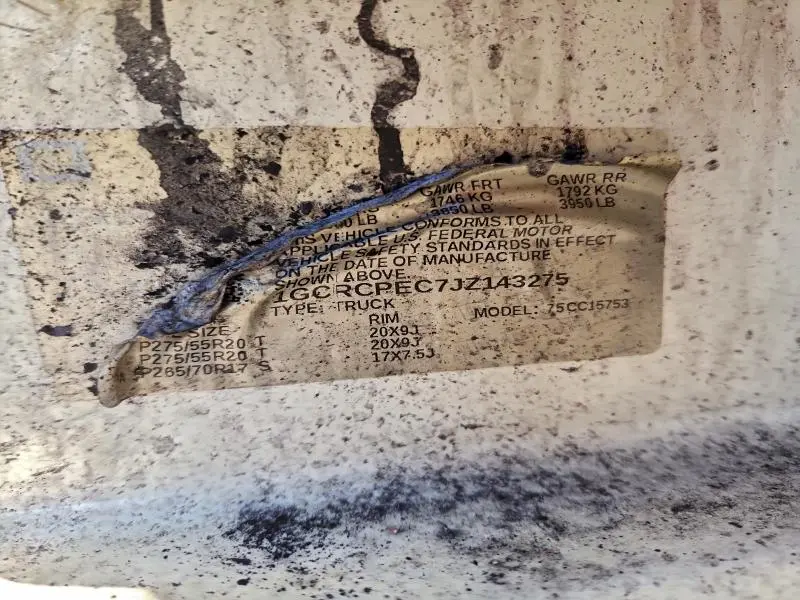 2018 CHEVROLET SILVERADO C1500 CUSTOM  