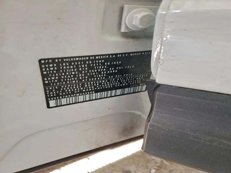 2023 VOLKSWAGEN TAOS SE  