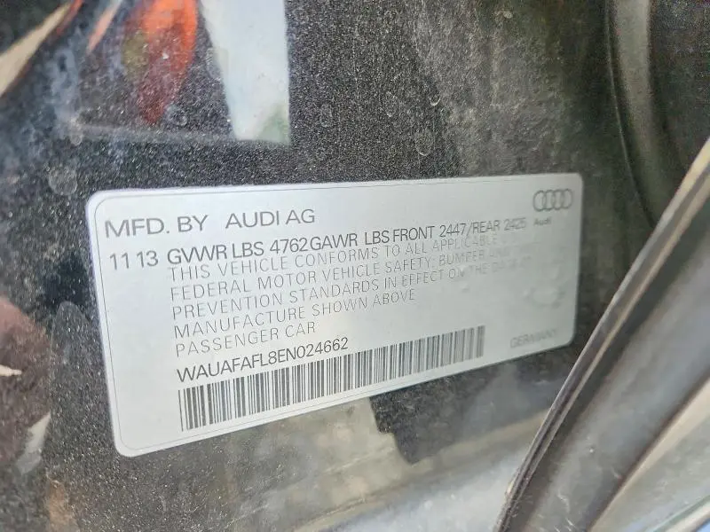2014 AUDI A4 PREMIUM  