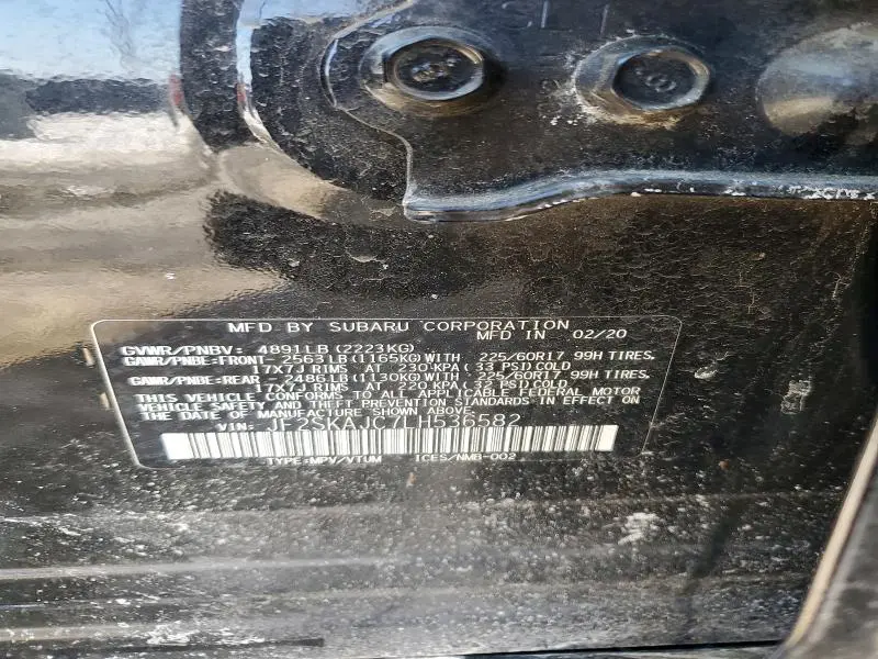 2020 SUBARU FORESTER PREMIUM  