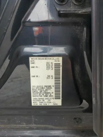 2016 NISSAN ALTIMA 2.5