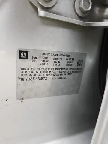 2017 CHEVROLET MALIBU LT