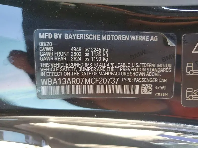 2021 BMW M440XI   