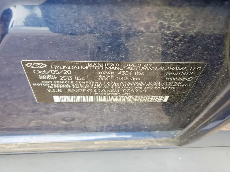 2021 HYUNDAI SONATA SE  