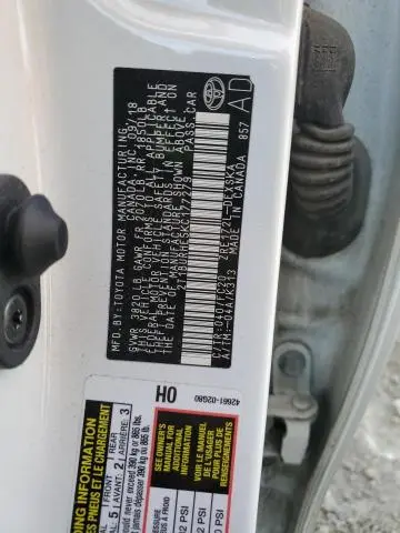 2019 TOYOTA COROLLA L