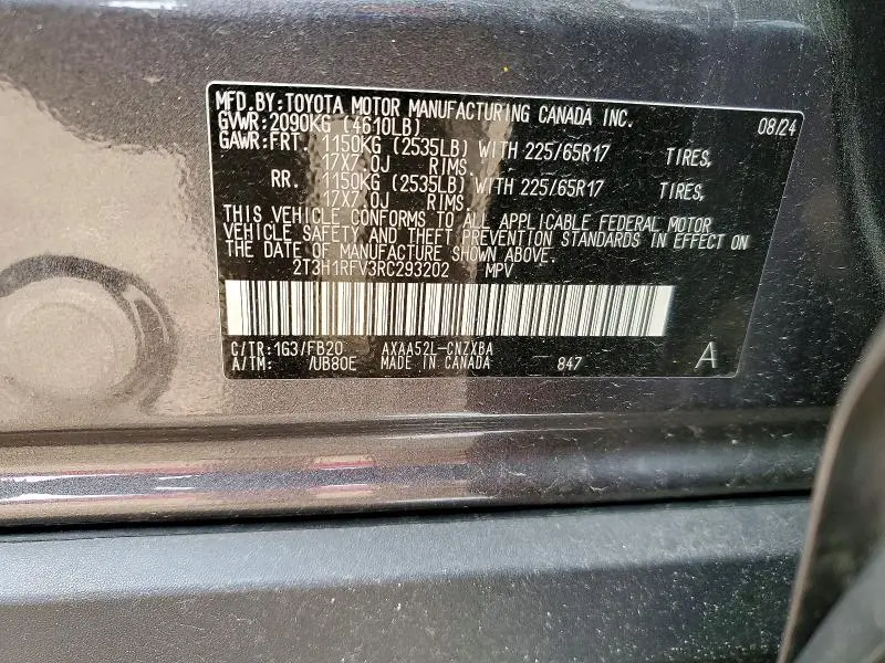 2024 TOYOTA RAV4 LE  