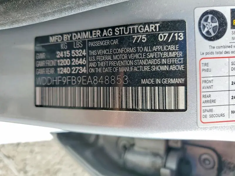 2014 MERCEDES-BENZ E 400 HYBRID  