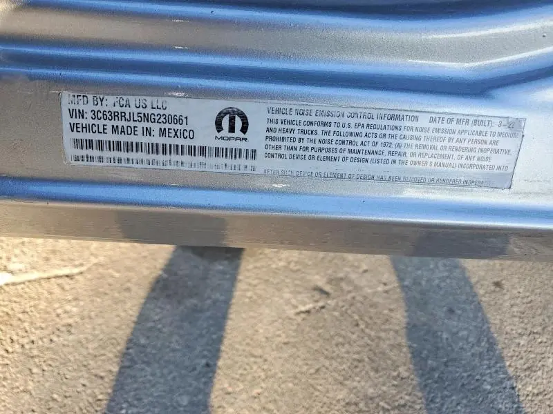 2022 RAM 3500 LARAMIE  