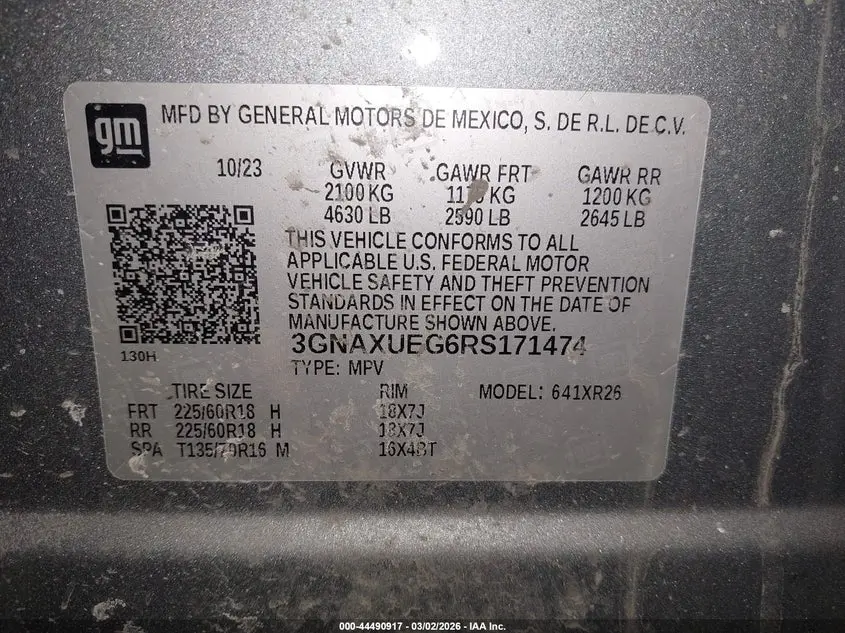 2024 CHEVROLET EQUINOX AWD LT